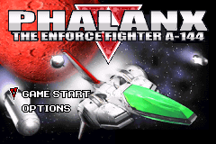 银河战机 Phalanx - The Enforce Fighter A-144(US)(Kemco)(32Mb)